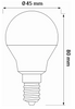 ŻARÓWKA LED E14 G45 8W 3000K BARWA CIEPŁA ECO PLANET